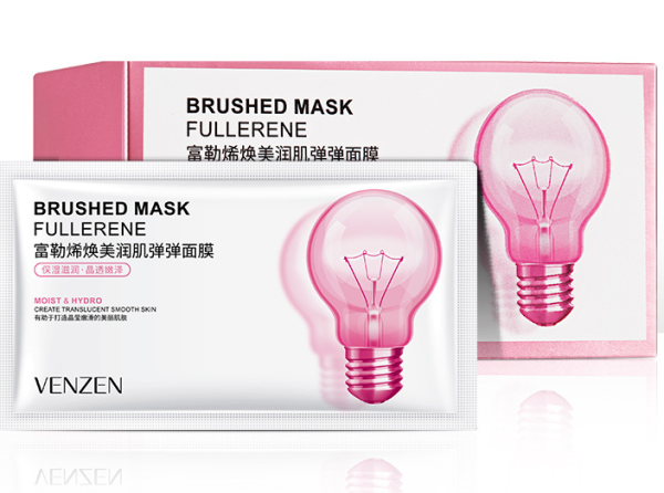 VENZEN Brushed Mask Fullerene ночная маска для лица с фуллереном, 2мл