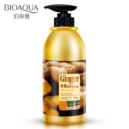BIOAQUA Ginger Шампунь для волос с имбирем, 400 мл\48шт