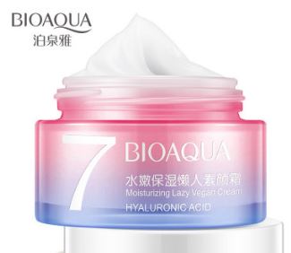*769486 BIOAQUA V Lazy Vegan Cream Увлажняющий крем для лица с гиалуроновой кислотой, 50 г