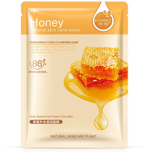 HOREC Маска-салфетка для лица с медом