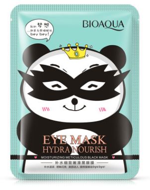 BIOAQUA Чёрная увлажняющая маска для кожи вокруг глаз, 15 г