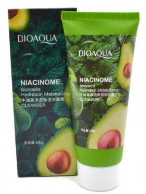 BIOAQUA Niacinome avocado cleanser Пенка для умывания с экстрактом авокадо, 100 г