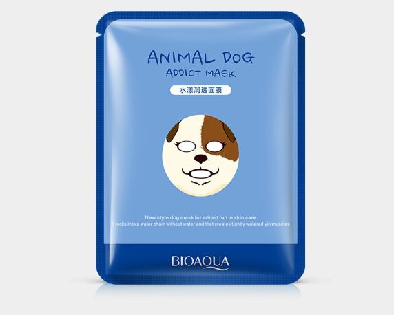 BIOAQUA ANIMAL DOG Аква маска-салфетка для лица, 30 г