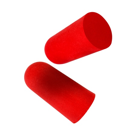 Одноразовые беруши в индивидуальной упаковке (цвет красный), 10шт/упак