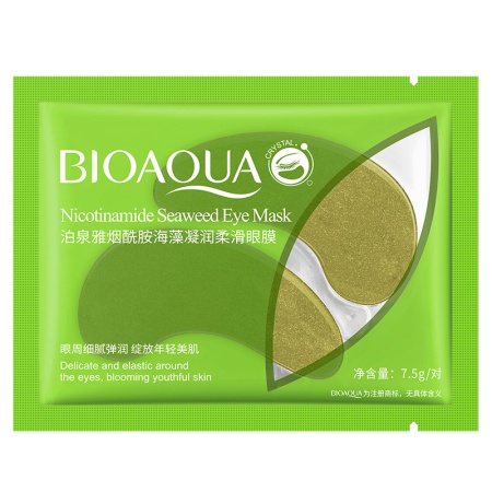 BIOAQUA Nicotinamide Seaweed гидрогелевые патчи с никотинамидом и водорослями, 7,5г